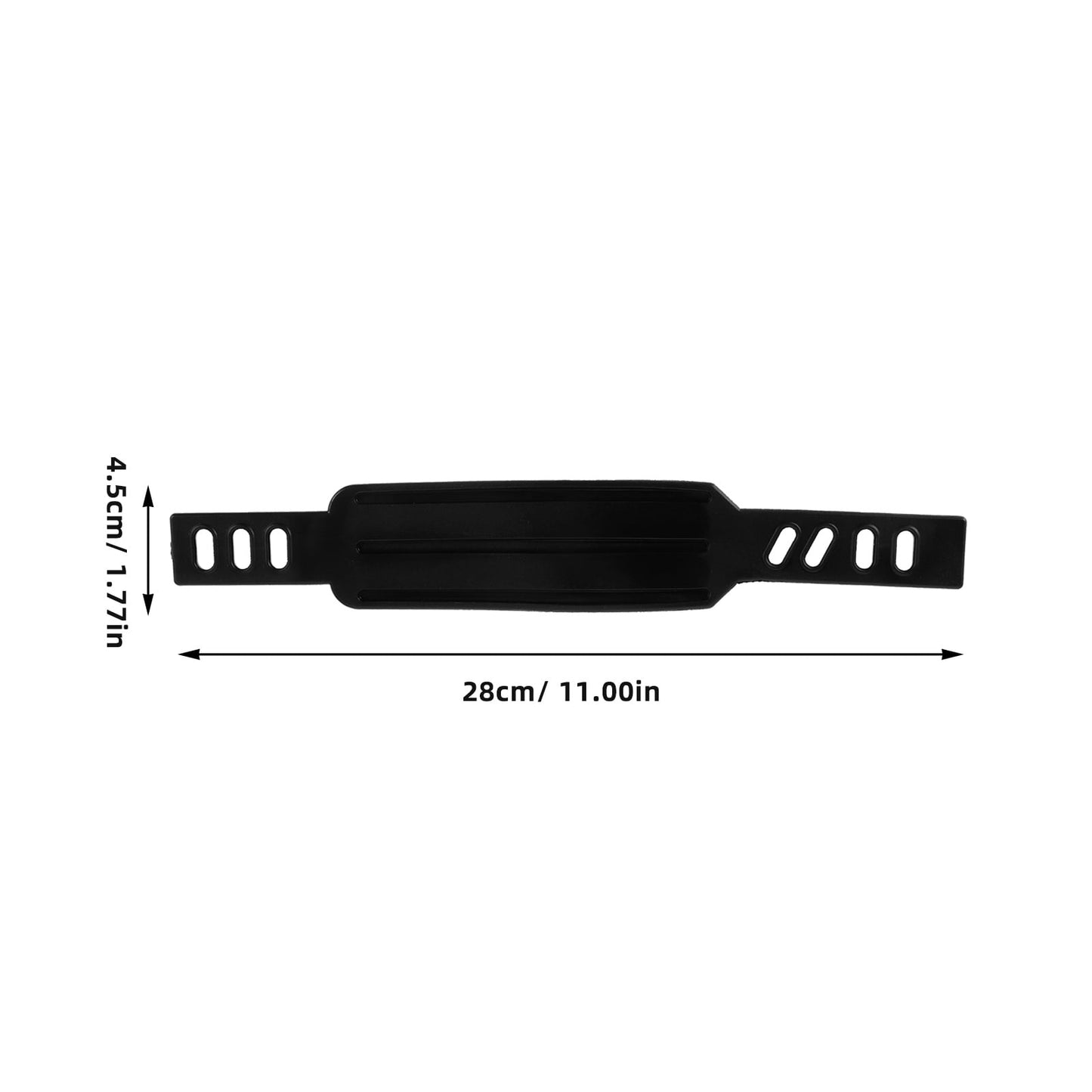 SWETRACE Rowing Machine Foot Straps Exercise Bike Pedal Straps Black 2Pcs Adjustable Design V1189-LWWAL-20260327-03789