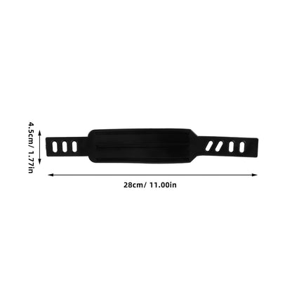 SWETRACE Rowing Machine Foot Straps Exercise Bike Pedal Straps Black 2Pcs Adjustable Design V1189-LWWAL-20260327-03789