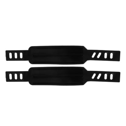 SWETRACE Rowing Machine Foot Straps Exercise Bike Pedal Straps Black 2Pcs Adjustable Design V1189-LWWAL-20260327-03789