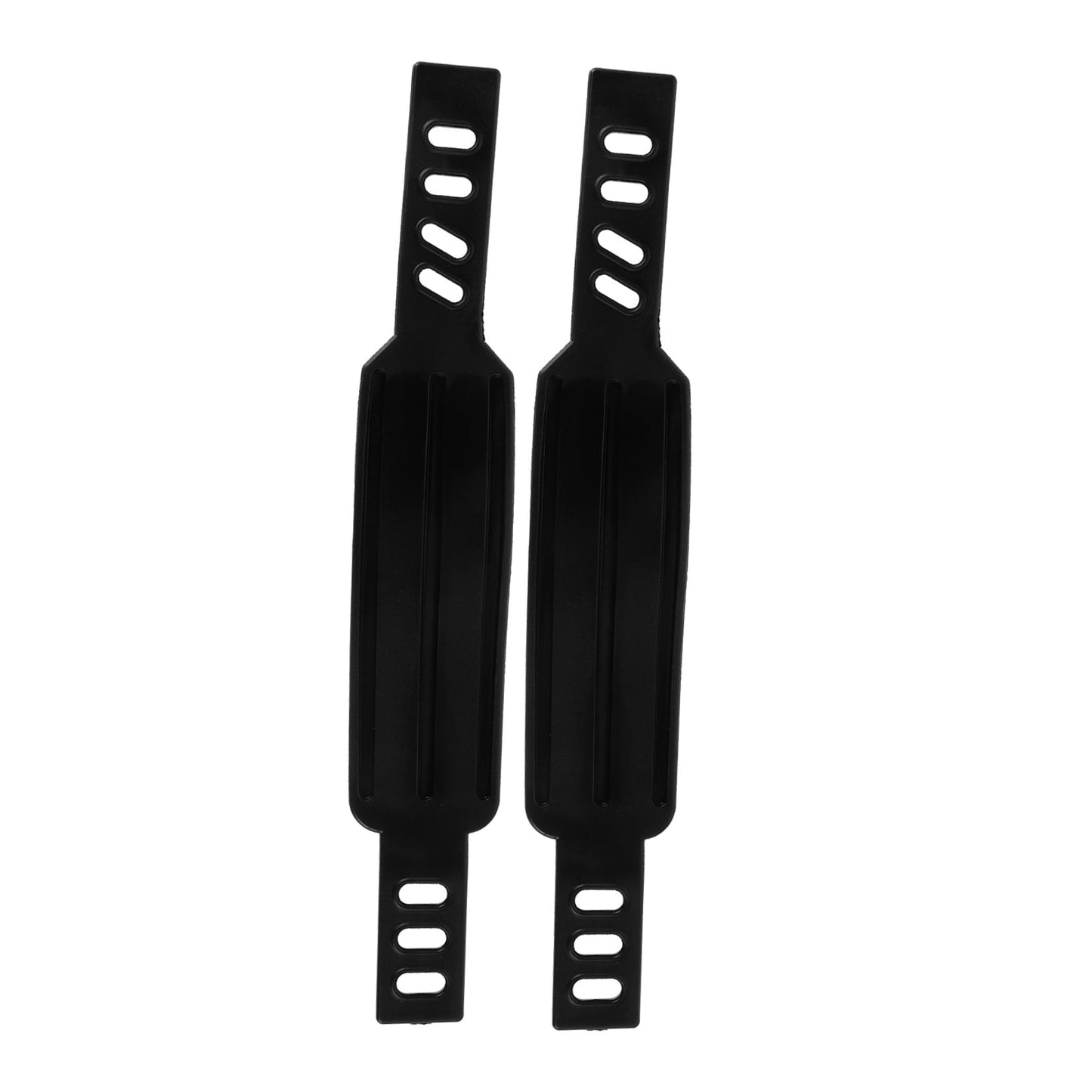 SWETRACE Rowing Machine Foot Straps Exercise Bike Pedal Straps Black 2Pcs Adjustable Design V1189-LWWAL-20260327-03789