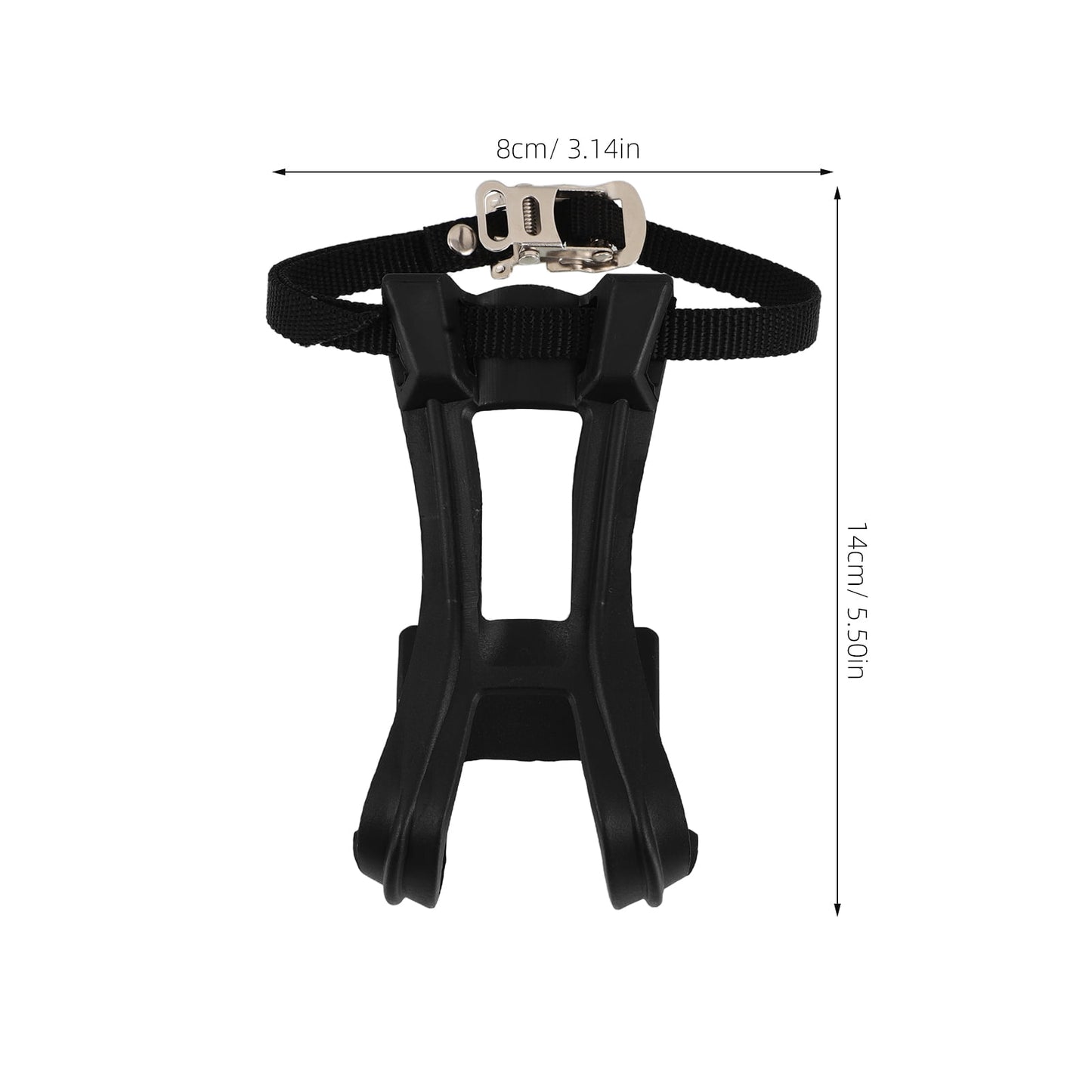 SWETRACE 2Pcs Bike Pedal Toe Cages And Straps Black for Secure Installation V1189-LWWAL-20260327-03797