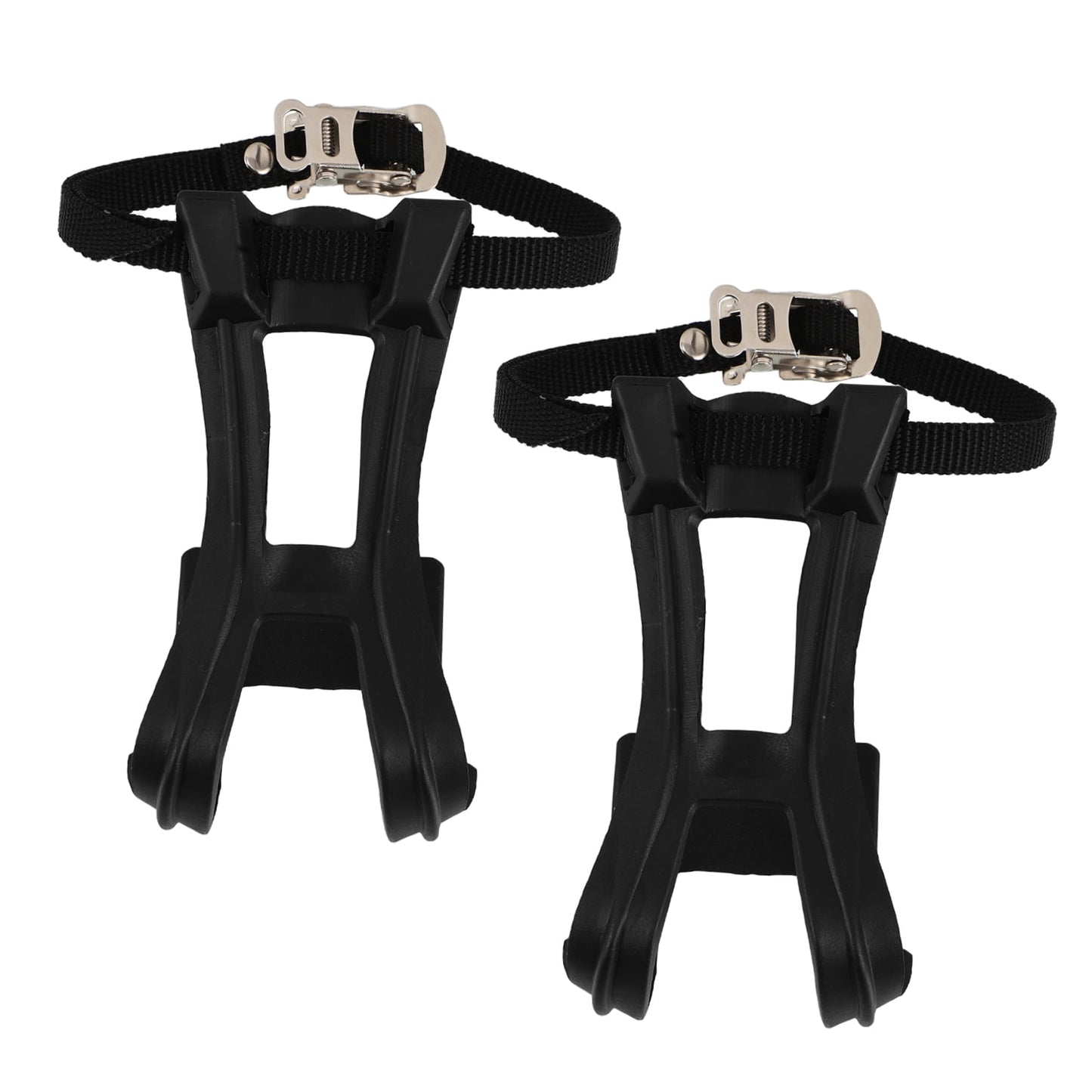 SWETRACE 2Pcs Bike Pedal Toe Cages And Straps Black for Secure Installation V1189-LWWAL-20260327-03797