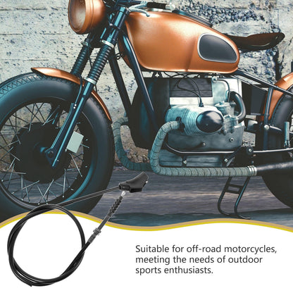 SWETRACE Motorcycle Clutch Cable Adjustable Black Stainless Steel 1 Pcs V1189-LWWAL-20260327-03799
