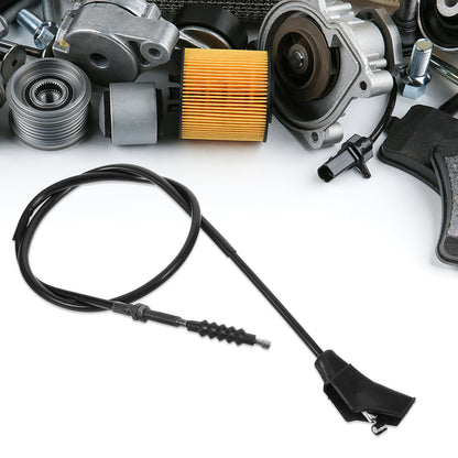 SWETRACE Motorcycle Clutch Cable Adjustable Black Stainless Steel 1 Pcs V1189-LWWAL-20260327-03799