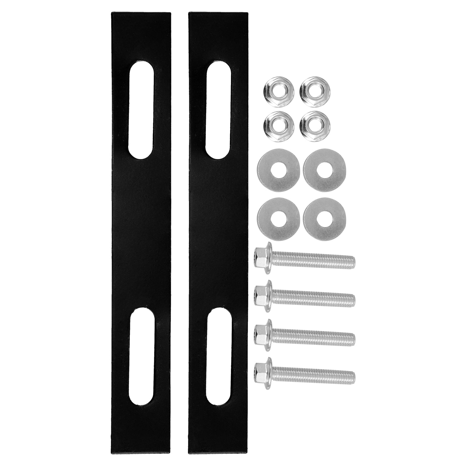 SWETRACE 2Pcs Sleek Design Rack Mounting Plates for Top Case Hardware Motorcycle 18.00X2.50X0.20cm V1189-LWWAL-20260327-03801