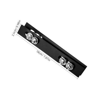 SWETRACE 2Pcs Sleek Design Rack Mounting Plates for Top Case Hardware Motorcycle 18.00X2.50X0.20cm V1189-LWWAL-20260327-03801