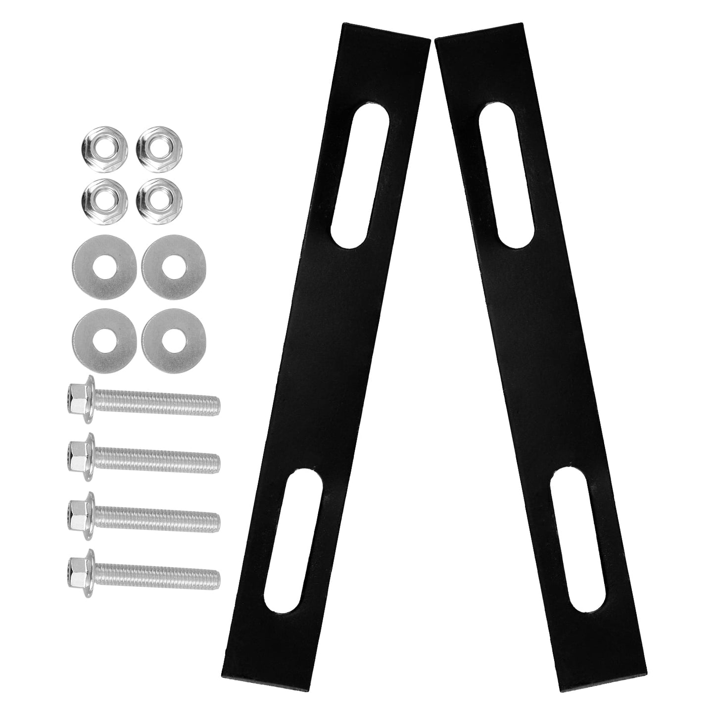 SWETRACE 2Pcs Sleek Design Rack Mounting Plates for Top Case Hardware Motorcycle 18.00X2.50X0.20cm V1189-LWWAL-20260327-03801