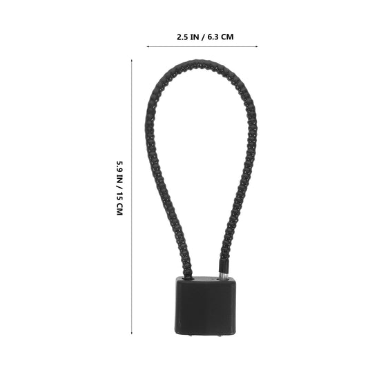 SWETRACE Bicycle Lock Cable Lock Steel Wire Black 1Pcs 5.9X2.5X0.8In V1189-LWWAL-20260327-03802