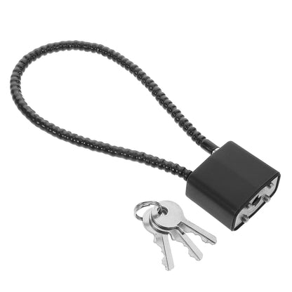 SWETRACE Bicycle Lock Cable Lock Steel Wire Black 1Pcs 5.9X2.5X0.8In V1189-LWWAL-20260327-03802