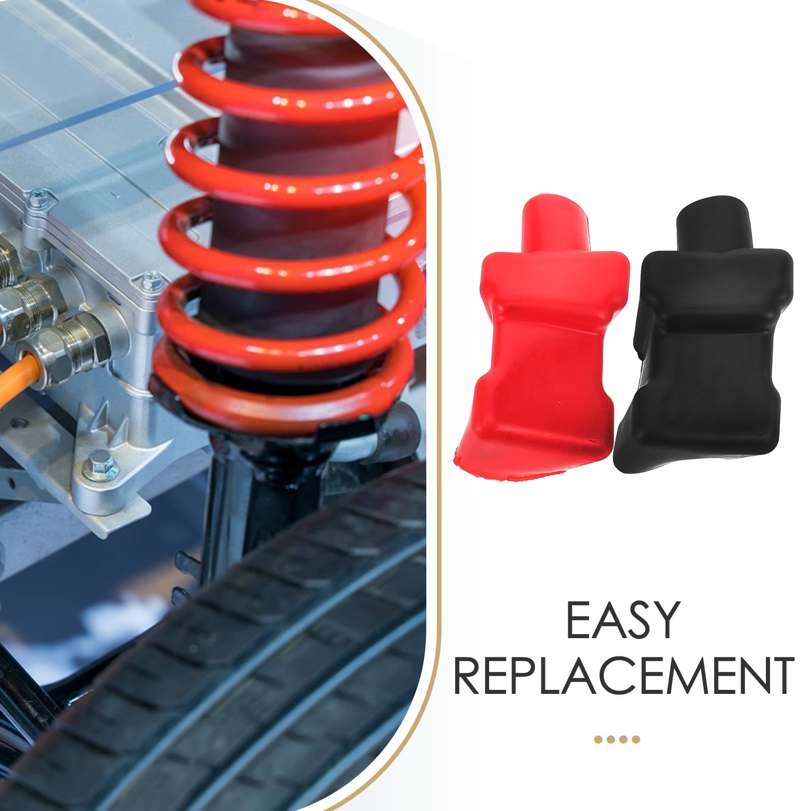 SWETRACE 2Pcs Battery Terminal Cover Plastic Insulation Safety for Car Battery Terminals 2.8x3.8x7.2in V1189-LWWAL-20260327-03804