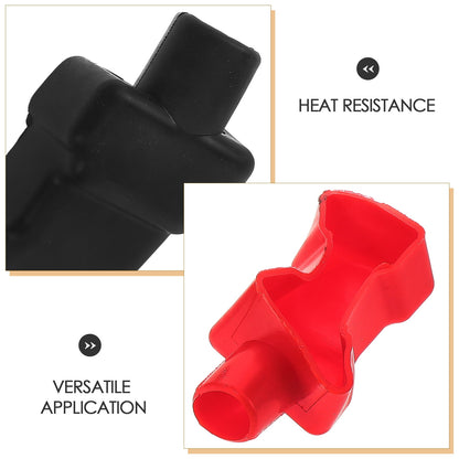 SWETRACE 2Pcs Battery Terminal Cover Plastic Insulation Safety for Car Battery Terminals 2.8x3.8x7.2in V1189-LWWAL-20260327-03804