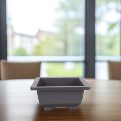 SWETRACE 5Pcs Square Flowerpots for Study Room and Office in Black 17x17cm V1189-LWWAL-20260327-03815