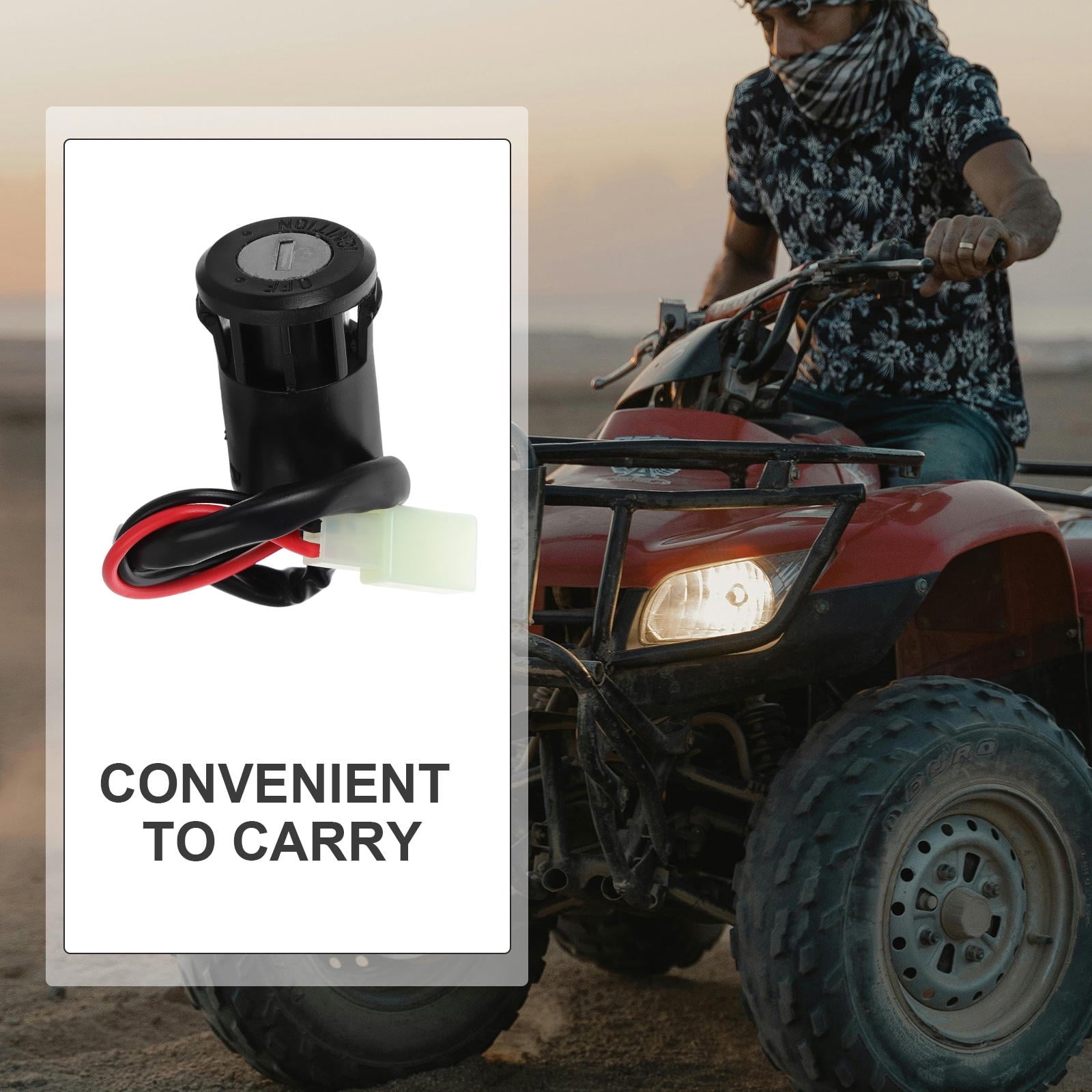 SWETRACE Anti-Theft Protection Ignition Switch Black Aluminum Alloy 1Set V1189-LWWAL-20260327-03817