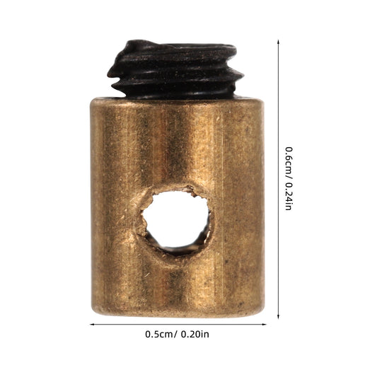 SWETRACE Cable Nipples Barrel Clamp for Throttle Control Throttle Cable Clamp Golden Metal 20pcs V1189-LWWAL-20260327-03818