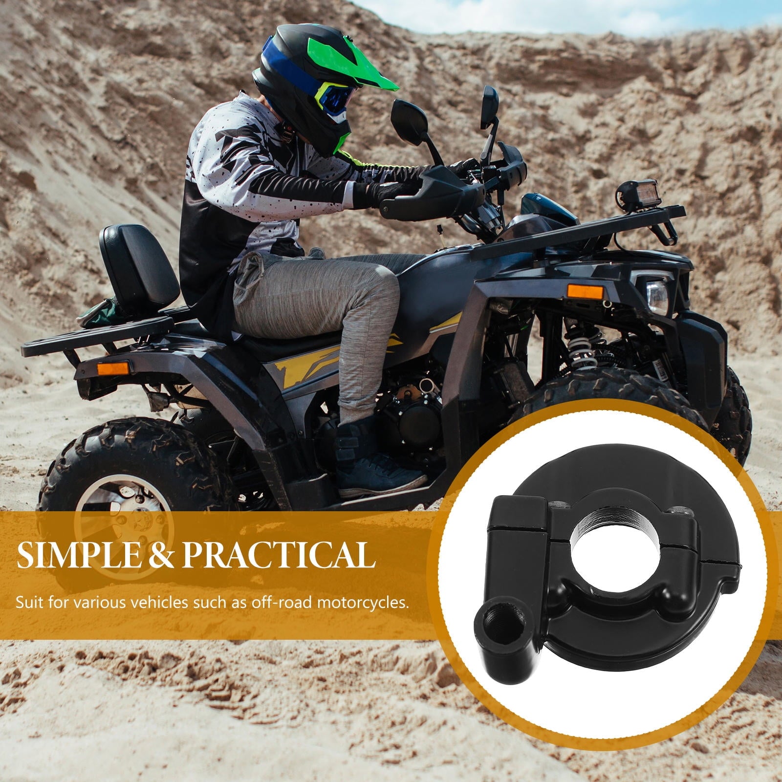 SWETRACE 1Pack Black Throttle Housing Bracket for Handlebars Universal Throttle Cable Motorcycle Dirt Bike V1189-LWWAL-20260327-03820