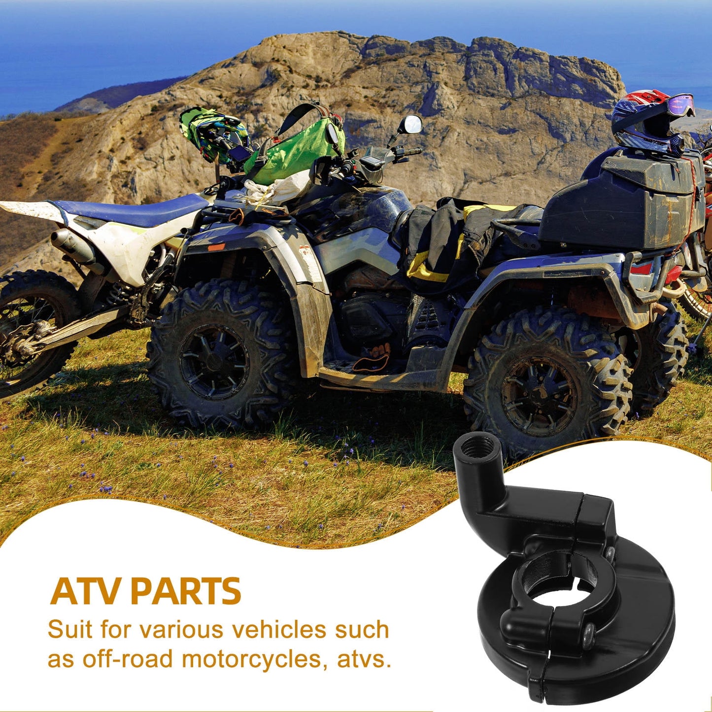 SWETRACE 1Pack Black Throttle Housing Bracket for Handlebars Universal Throttle Cable Motorcycle Dirt Bike V1189-LWWAL-20260327-03820