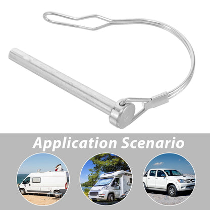 SWETRACE Hitch Lock Pin Travel Trailer Hitch Cotter Pin Stainless Steel Silver 1Set V1189-LWWAL-20260327-03824