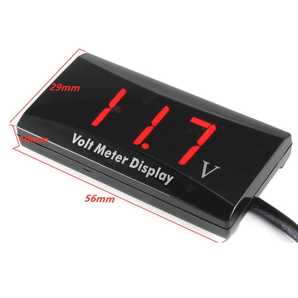 SWETRACE Red Led Voltmeter 12V 1Pack For Car And Motorcycle With Low Power Consumption And Anti-Frost Features V1189-LWWAL-20260327-03829