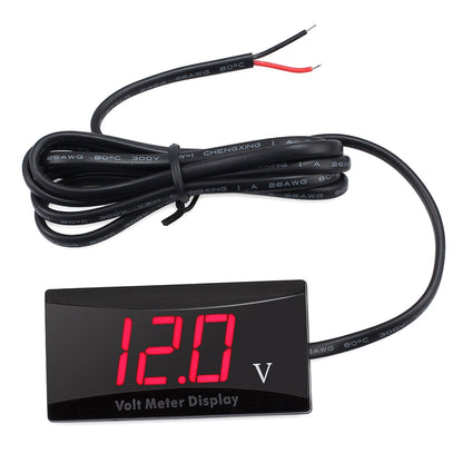 SWETRACE Red Led Voltmeter 12V 1Pack For Car And Motorcycle With Low Power Consumption And Anti-Frost Features V1189-LWWAL-20260327-03829