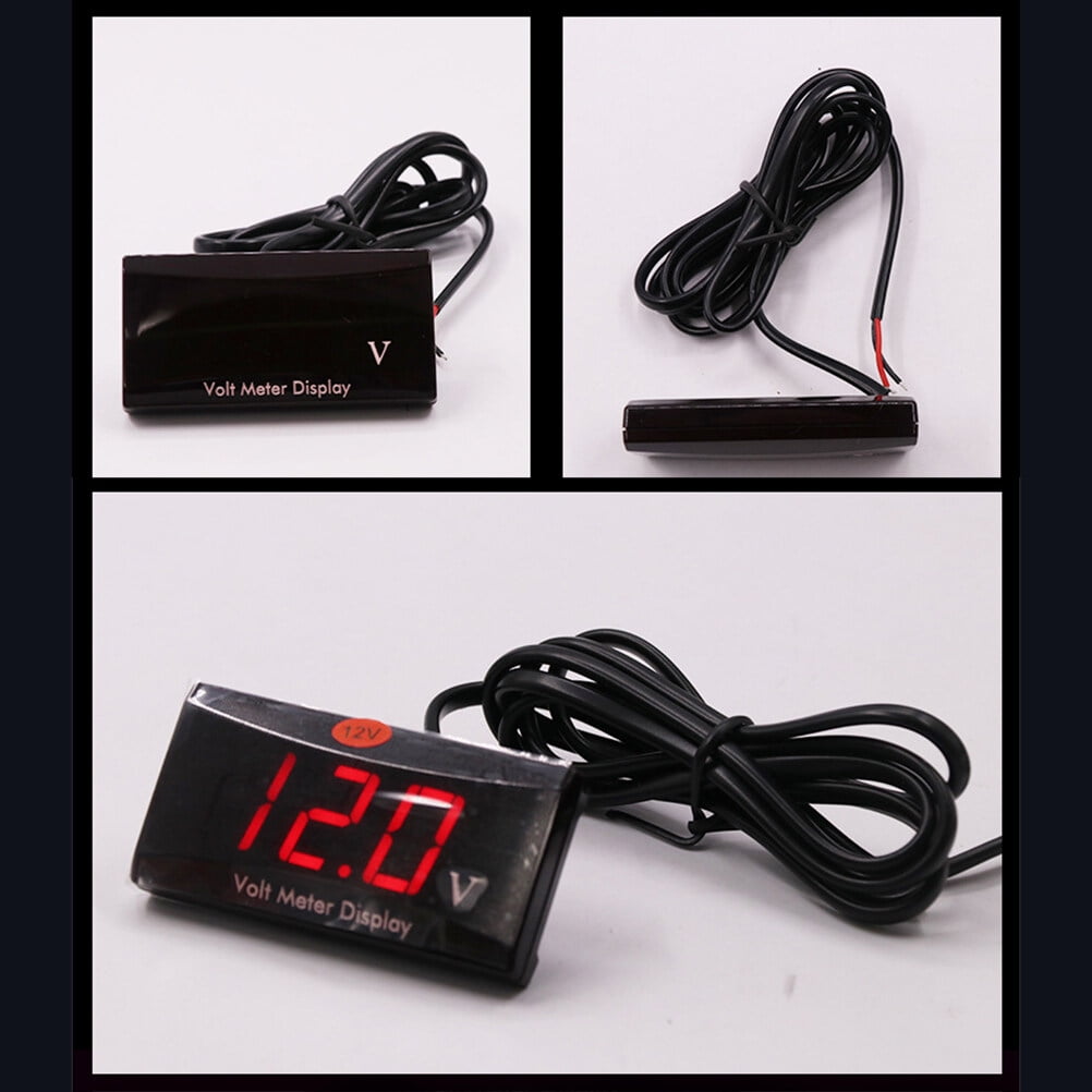 SWETRACE Red Led Voltmeter 12V 1Pack For Car And Motorcycle With Low Power Consumption And Anti-Frost Features V1189-LWWAL-20260327-03829