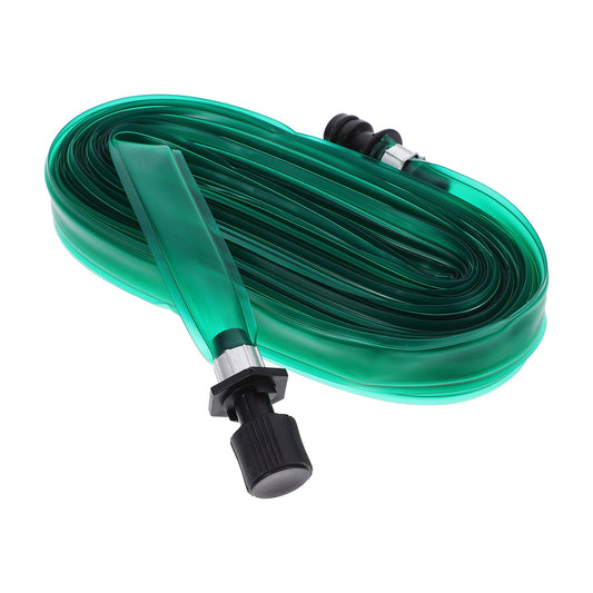 SWETRACE Hose With Holes Flat Soaker Hose Sprinkler Green PVC 1Pcs for Outdoor Irrigation V1189-LWWAL-20260327-03830