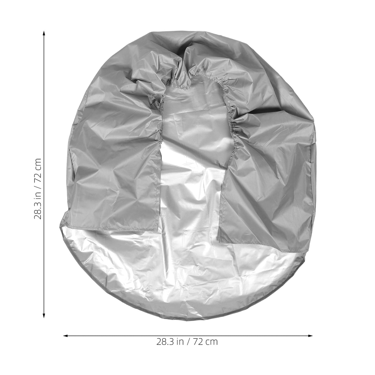 SWETRACE 1Pcs RV Spare Tire Cover in Grey Coated Polyester Prevents Cracking and Extends Lifespan V1189-LWWAL-20260327-03831