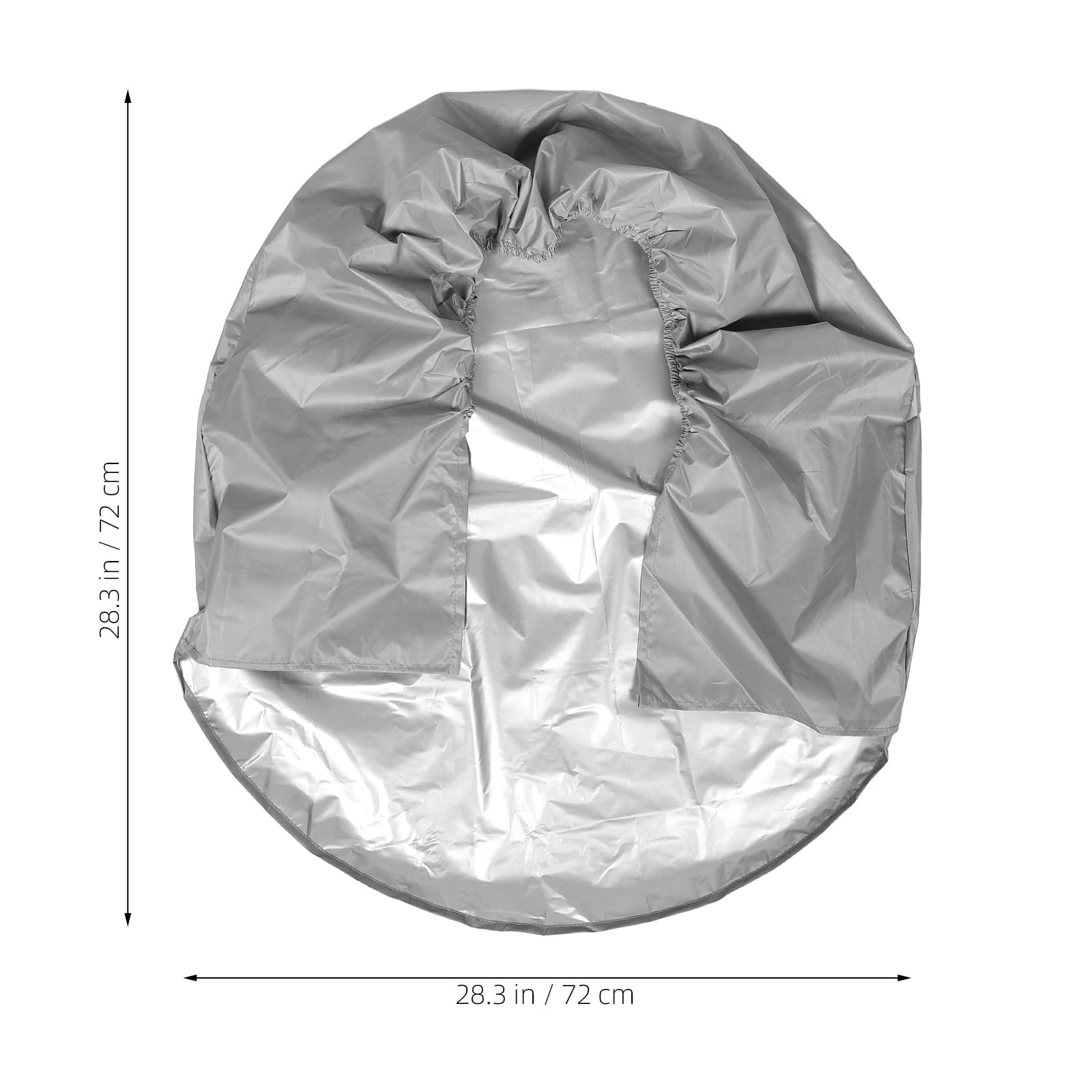 SWETRACE 1Pcs RV Spare Tire Cover in Grey Coated Polyester Prevents Cracking and Extends Lifespan V1189-LWWAL-20260327-03831