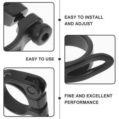 SWETRACE Seat Post Clamp Black Round Mechanics Maintenance 1Pack V1189-LWWAL-20260327-03843