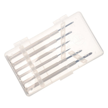 SWETRACE 6Pcs Precision Tool Kit Mini Repair Tool Carbon Steel Screwdrivers Watch And Clock Repair Silver V1189-LWWAL-20260327-03844