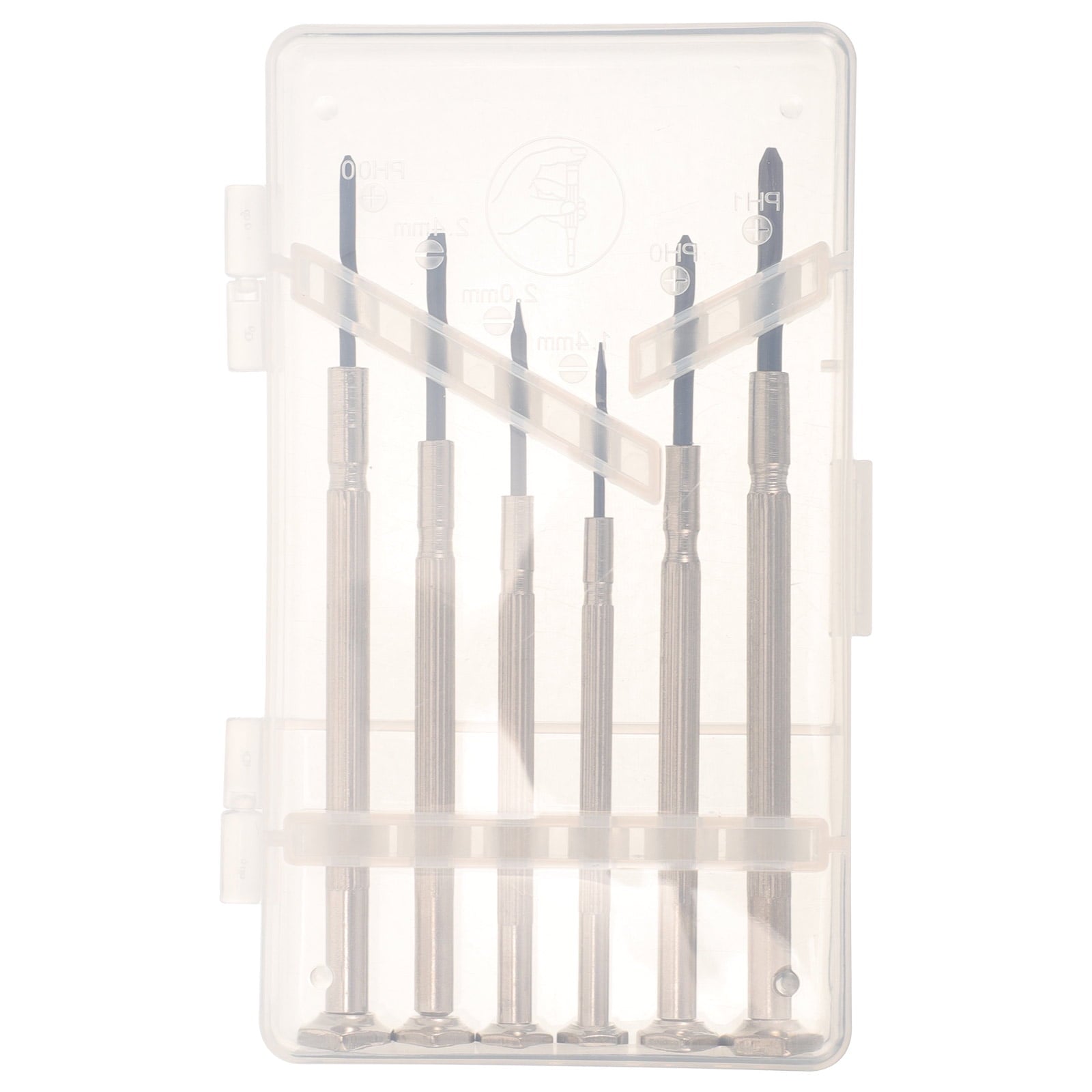 SWETRACE 6Pcs Precision Tool Kit Mini Repair Tool Carbon Steel Screwdrivers Watch And Clock Repair Silver V1189-LWWAL-20260327-03844