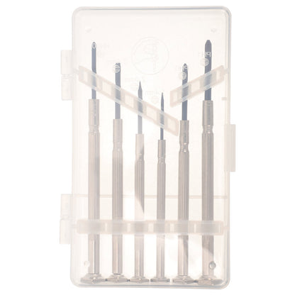 SWETRACE 6Pcs Precision Tool Kit Mini Repair Tool Carbon Steel Screwdrivers Watch And Clock Repair Silver V1189-LWWAL-20260327-03844