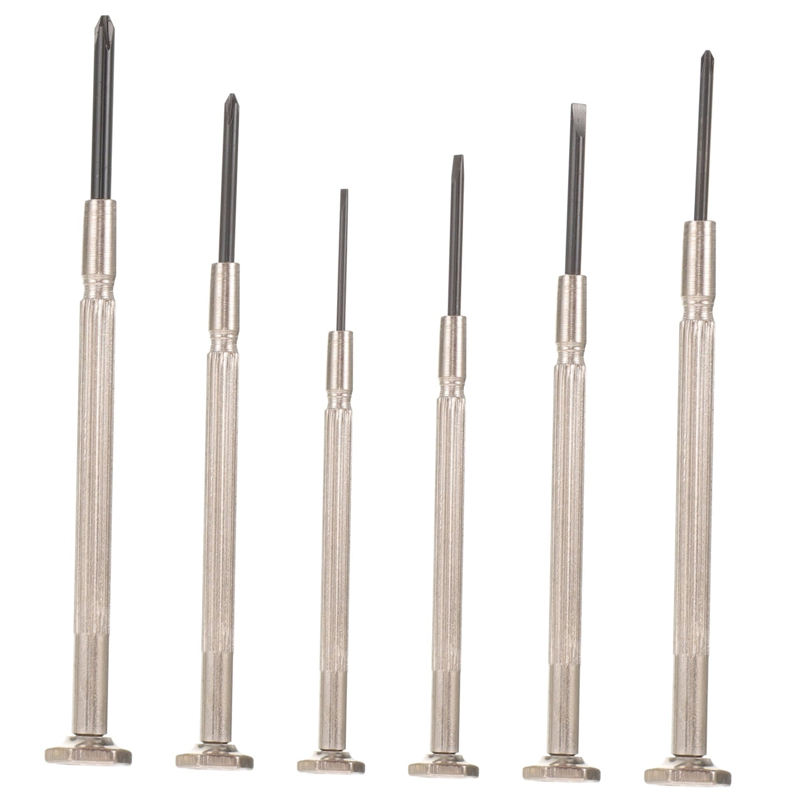 SWETRACE 6Pcs Precision Tool Kit Mini Repair Tool Carbon Steel Screwdrivers Watch And Clock Repair Silver V1189-LWWAL-20260327-03844
