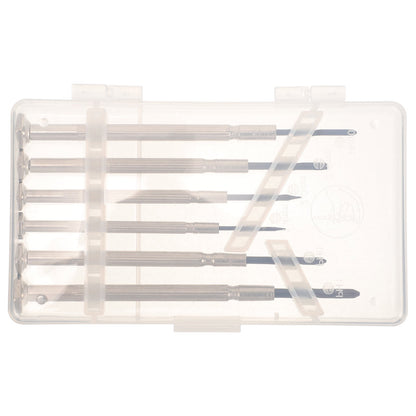 SWETRACE 6Pcs Precision Tool Kit Mini Repair Tool Carbon Steel Screwdrivers Watch And Clock Repair Silver V1189-LWWAL-20260327-03844