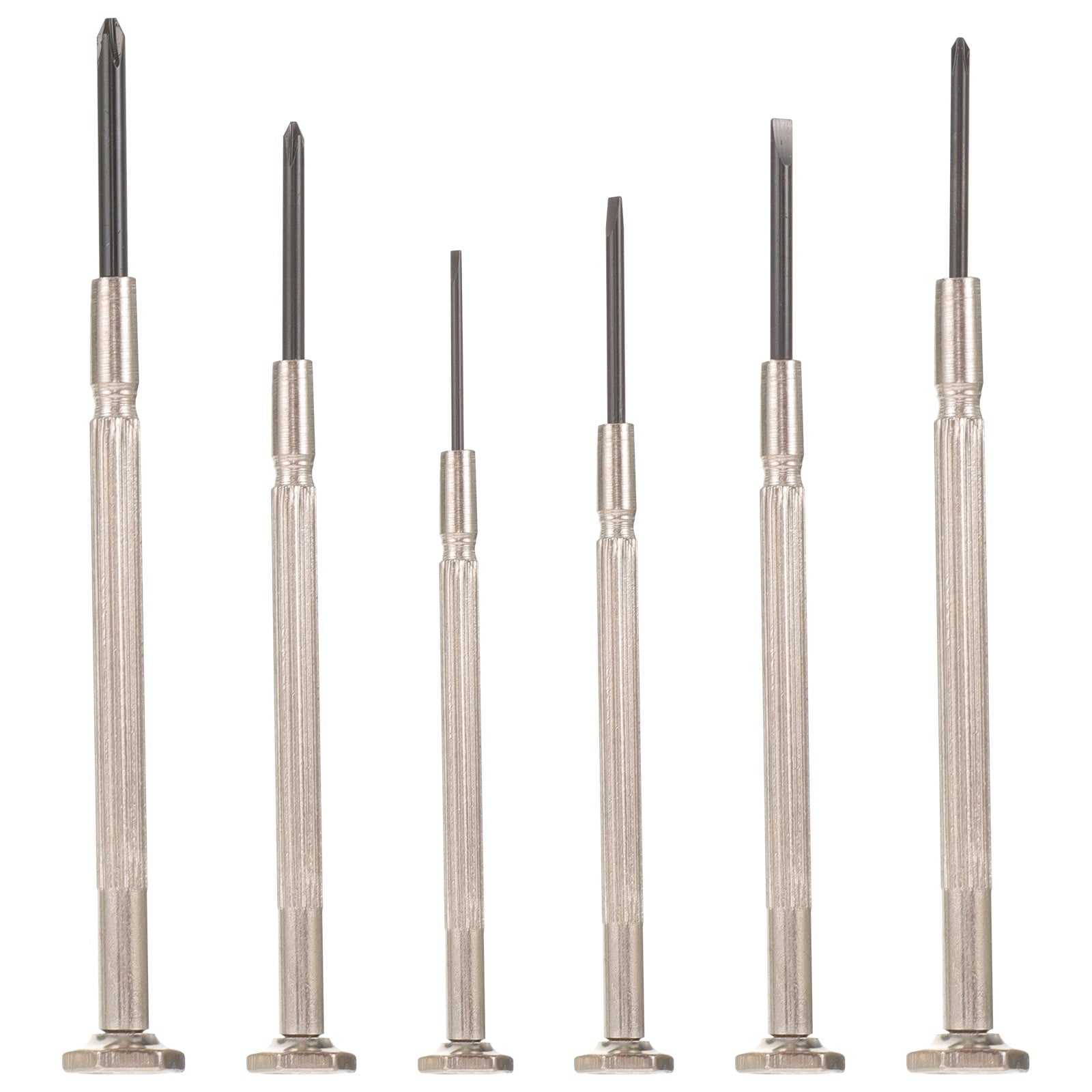 SWETRACE 6Pcs Precision Tool Kit Mini Repair Tool Carbon Steel Screwdrivers Watch And Clock Repair Silver V1189-LWWAL-20260327-03844
