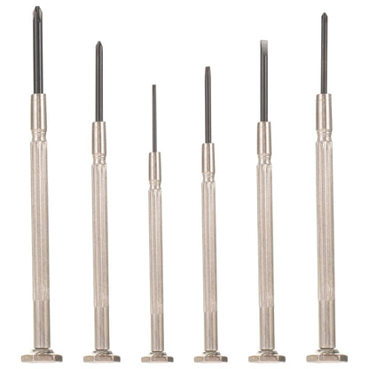 SWETRACE 6Pcs Precision Tool Kit Mini Repair Tool Carbon Steel Screwdrivers Watch And Clock Repair Silver V1189-LWWAL-20260327-03844