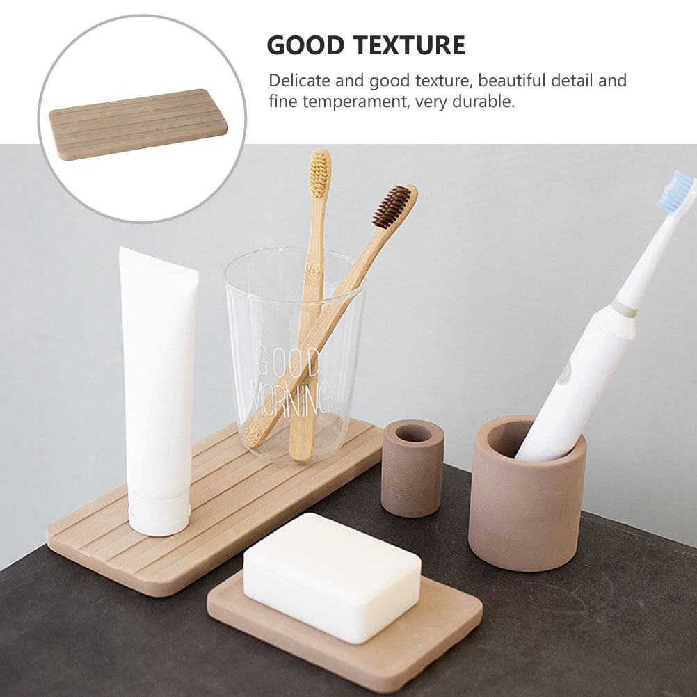 SWETRACE 1Pcs Absorbent Diatomite Tray For Bathroom Storage In A Simple Design V1189-LWWAL-20260327-03845