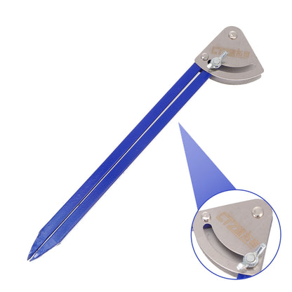 SWETRACE 1Pcs Blue Parallel Marking Gauge Tool Steel for Woodworking 9.8x2in V1189-LWWAL-20260327-03847