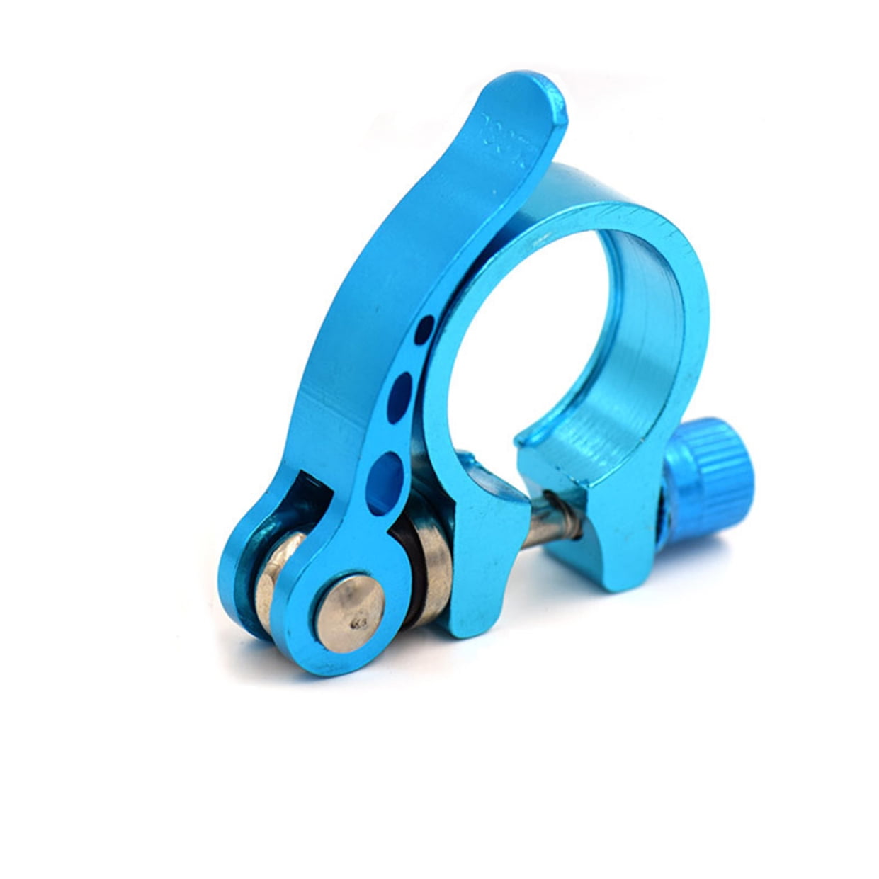 SWETRACE Durable Blue Bike Seatpost Clamp 1Pack for Cycling Quick Release V1189-LWWAL-20260327-03849