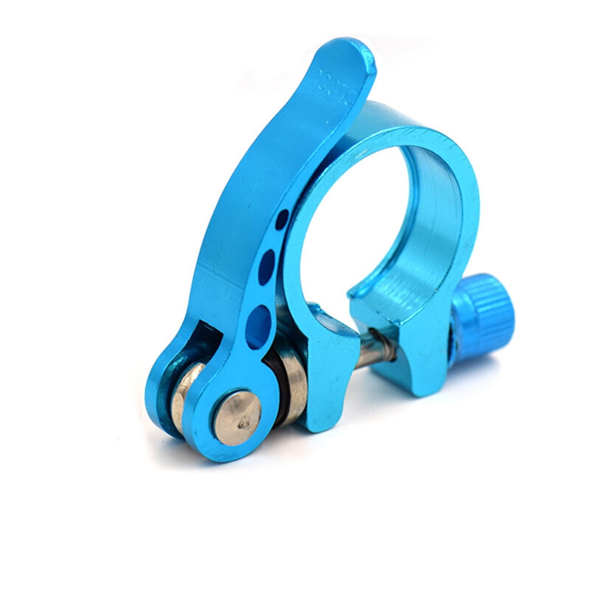 SWETRACE Durable Blue Bike Seatpost Clamp 1Pack for Cycling Quick Release V1189-LWWAL-20260327-03849