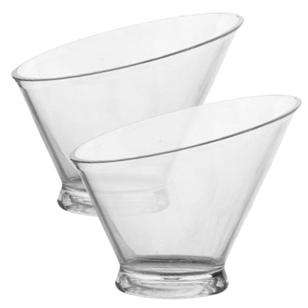 SWETRACE 2Pcs Plastic Dessert Bowls for Food Serving Clear and Portable V1189-LWWAL-20260327-03854
