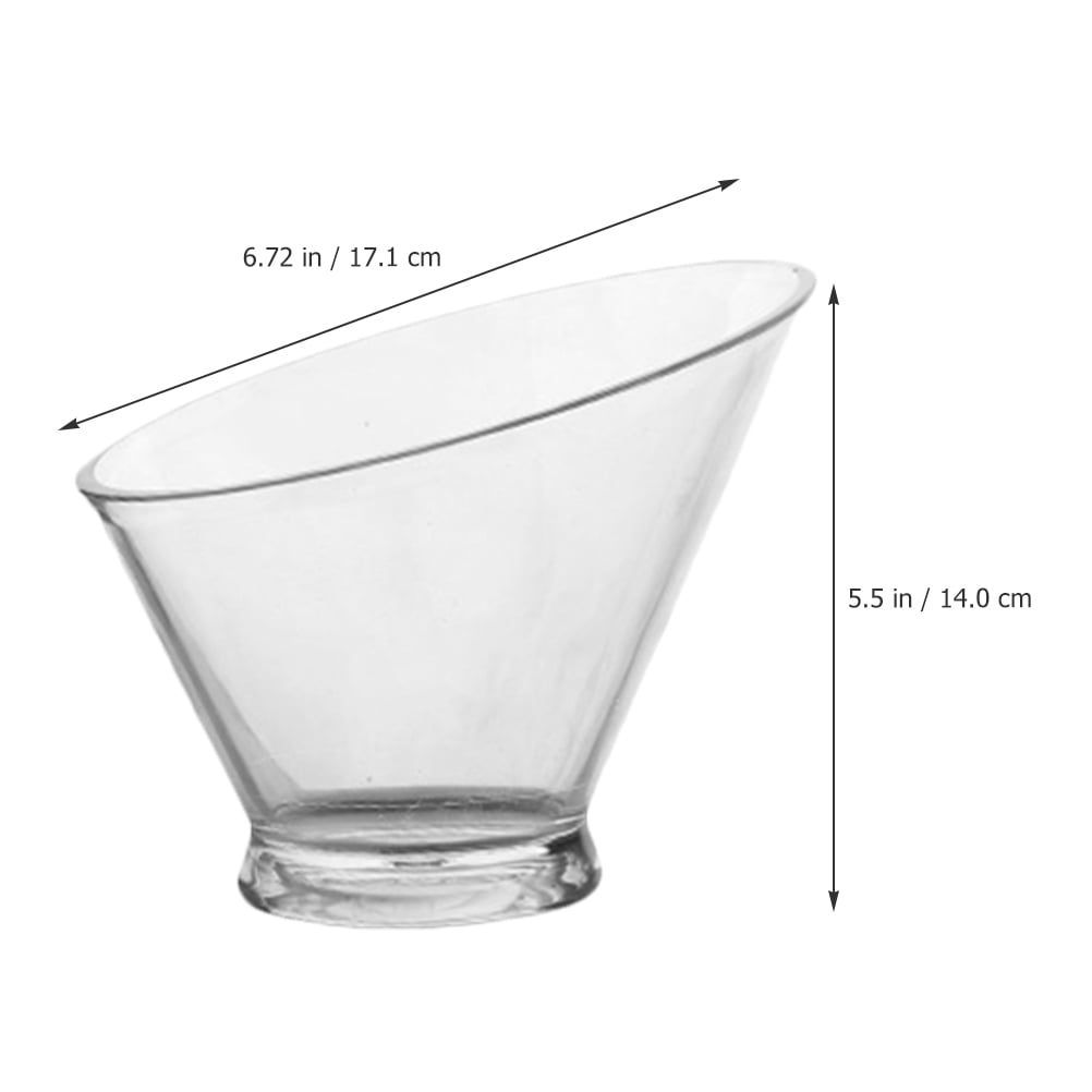 SWETRACE 2Pcs Plastic Dessert Bowls for Food Serving Clear and Portable V1189-LWWAL-20260327-03854