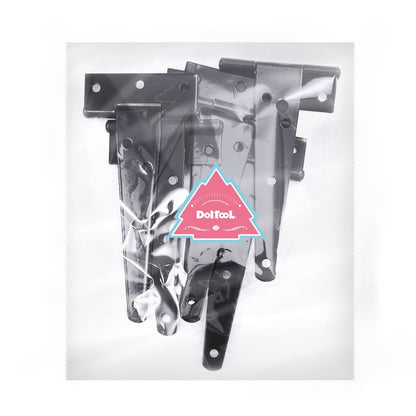 SWETRACE 6Pcs Heavy Duty Gate Hinges in T-Shape Black for Outdoor Projects V1189-LWWAL-20260327-03855