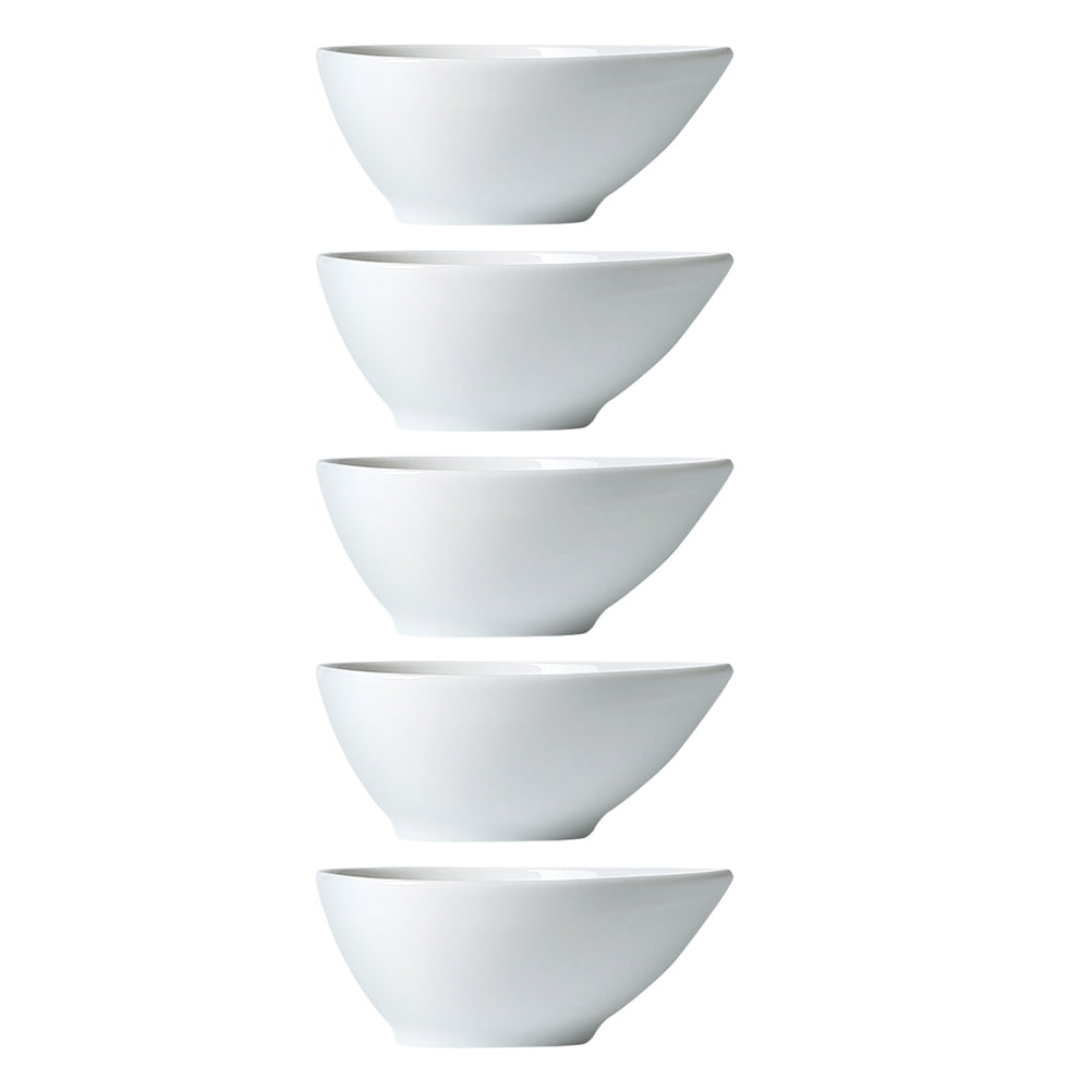 SWETRACE 5Pcs Soy Sauce Bowl Compact Size White for Dining Table Decoration V1189-LWWAL-20260327-03856