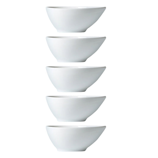 SWETRACE 5Pcs Soy Sauce Bowl Compact Size White for Dining Table Decoration V1189-LWWAL-20260327-03856