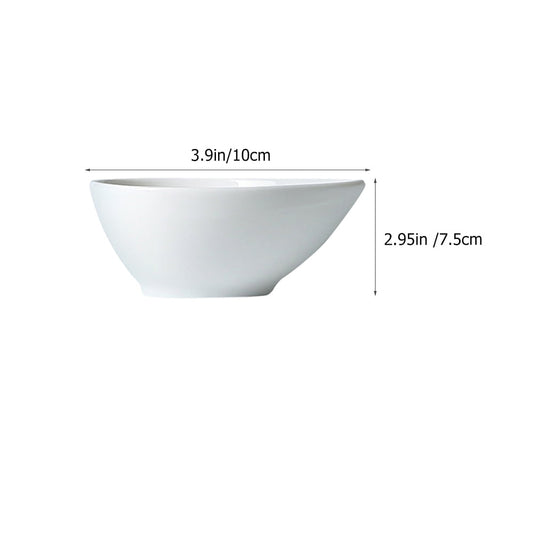 SWETRACE 5Pcs Soy Sauce Bowl Compact Size White for Dining Table Decoration V1189-LWWAL-20260327-03856