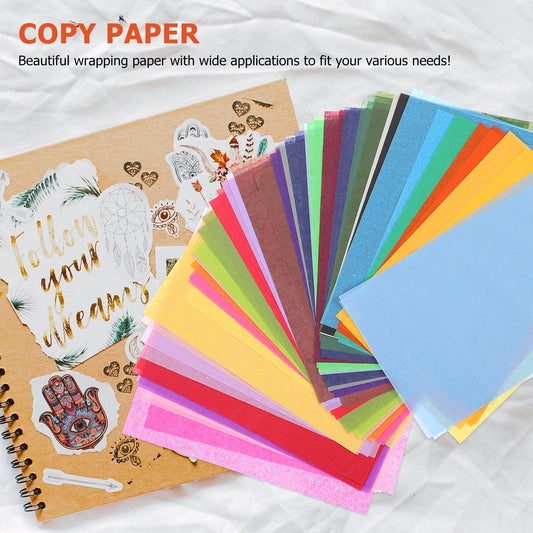 SWETRACE Coloured Tissue Paper 132 Sheets Assorted Color for Wrapping and Holiday Packaging V1189-LWWAL-20260327-03862