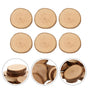 SWETRACE 1 Set Diy Wood Slices for Wedding Decorations Light Brown Round Bark Shapes Smooth Surface V1189-LWWAL-20260327-03863