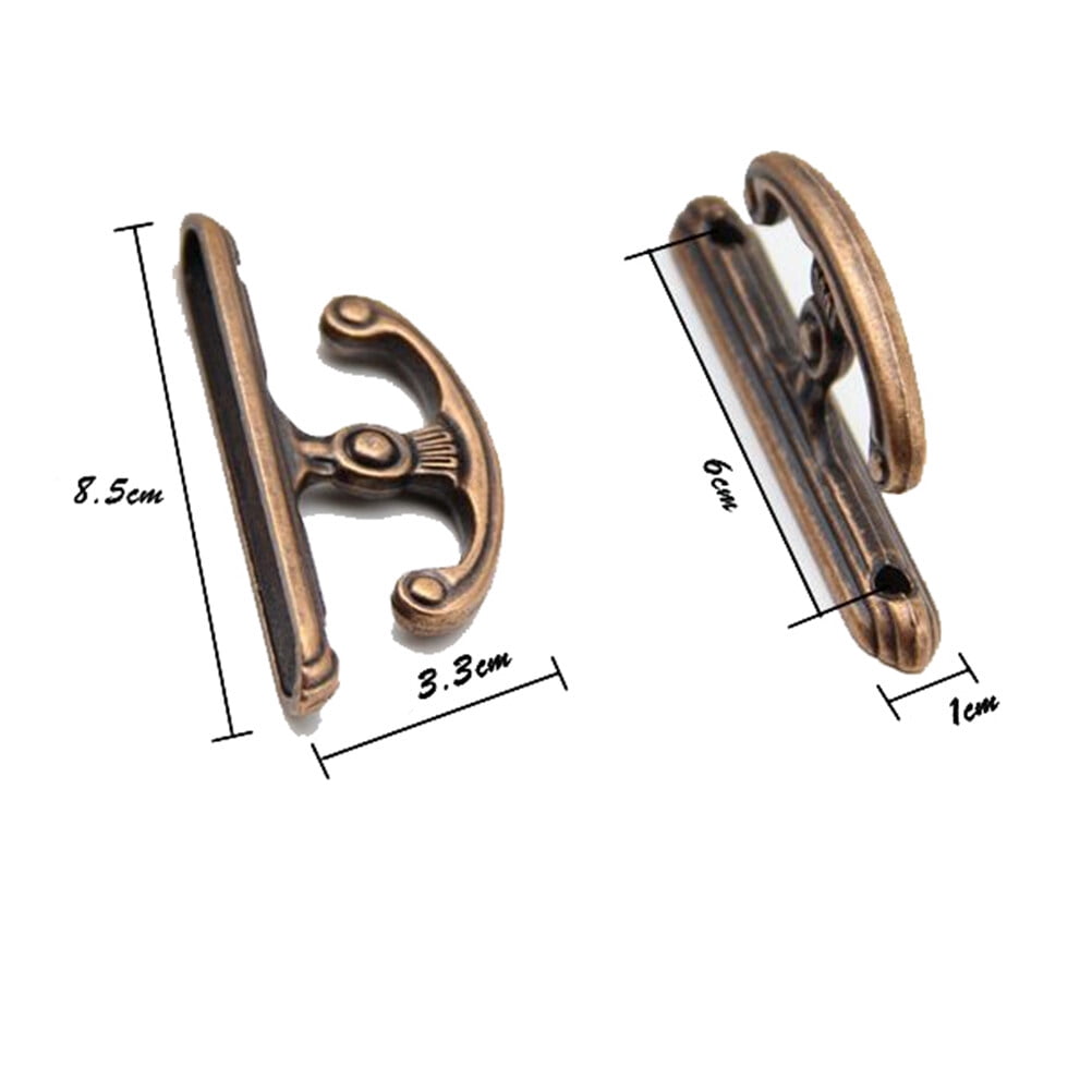 SWETRACE 1 Pair Antique Wall Hooks Alloy Hanging Handbags for Interior Design V1189-LWWAL-20260327-03865