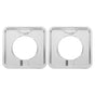 SWETRACE Heavy Duty Square Gas Range Pans 2Pcs Stainless Steel Drip Catching for Cookers V1189-LWWAL-20260327-03869