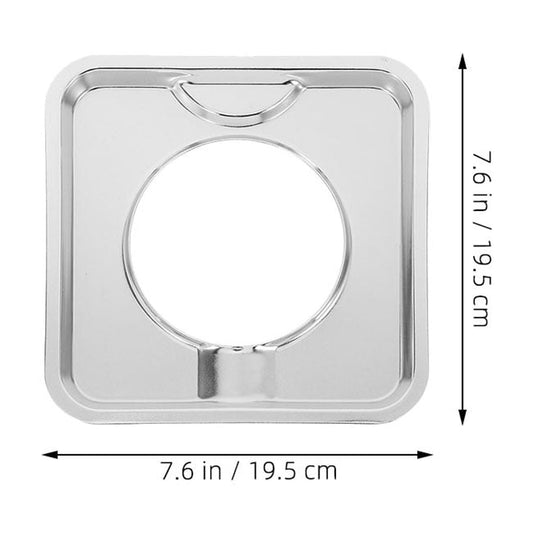 SWETRACE Heavy Duty Square Gas Range Pans 2Pcs Stainless Steel Drip Catching for Cookers V1189-LWWAL-20260327-03869